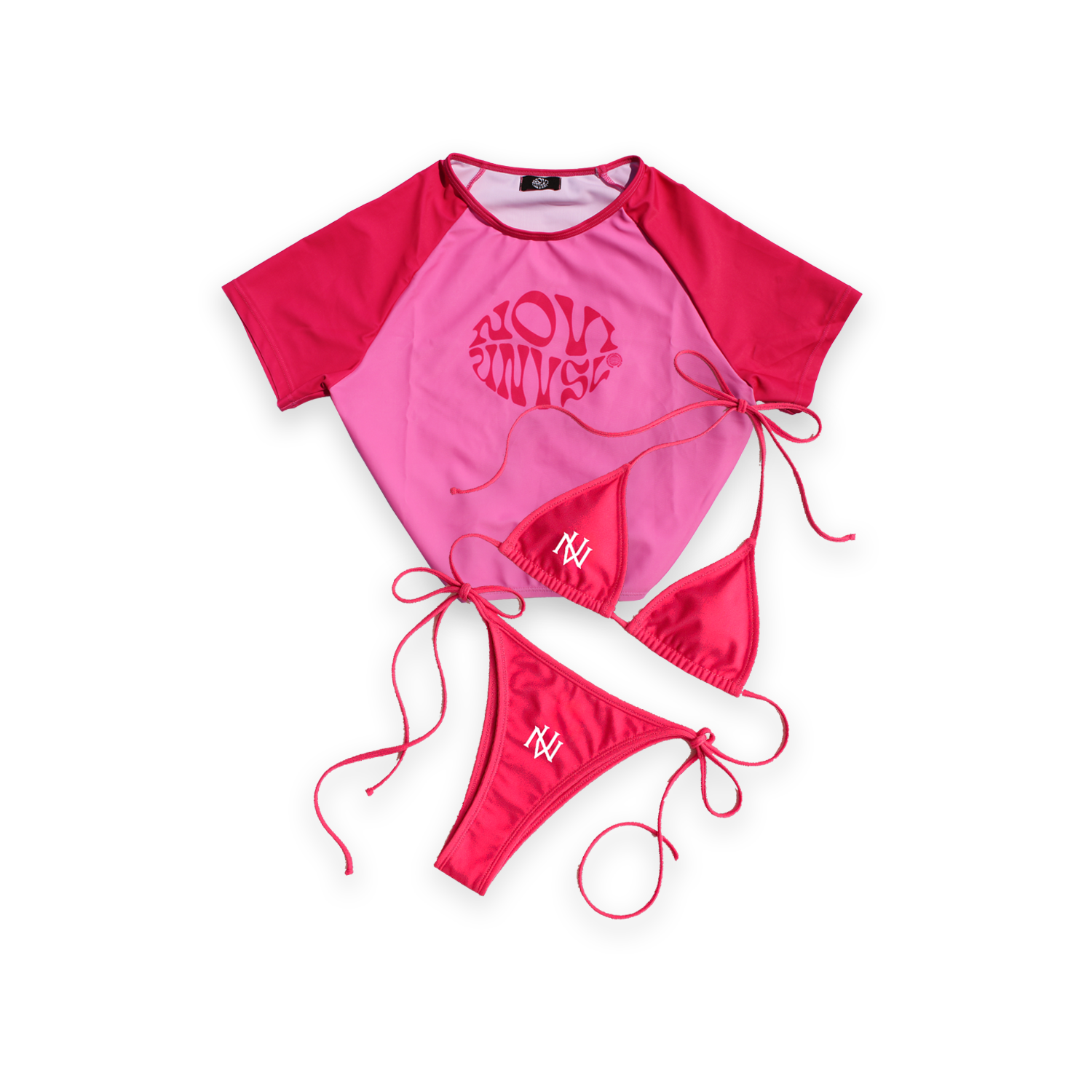 Novi Monogram Pink Bikini Set