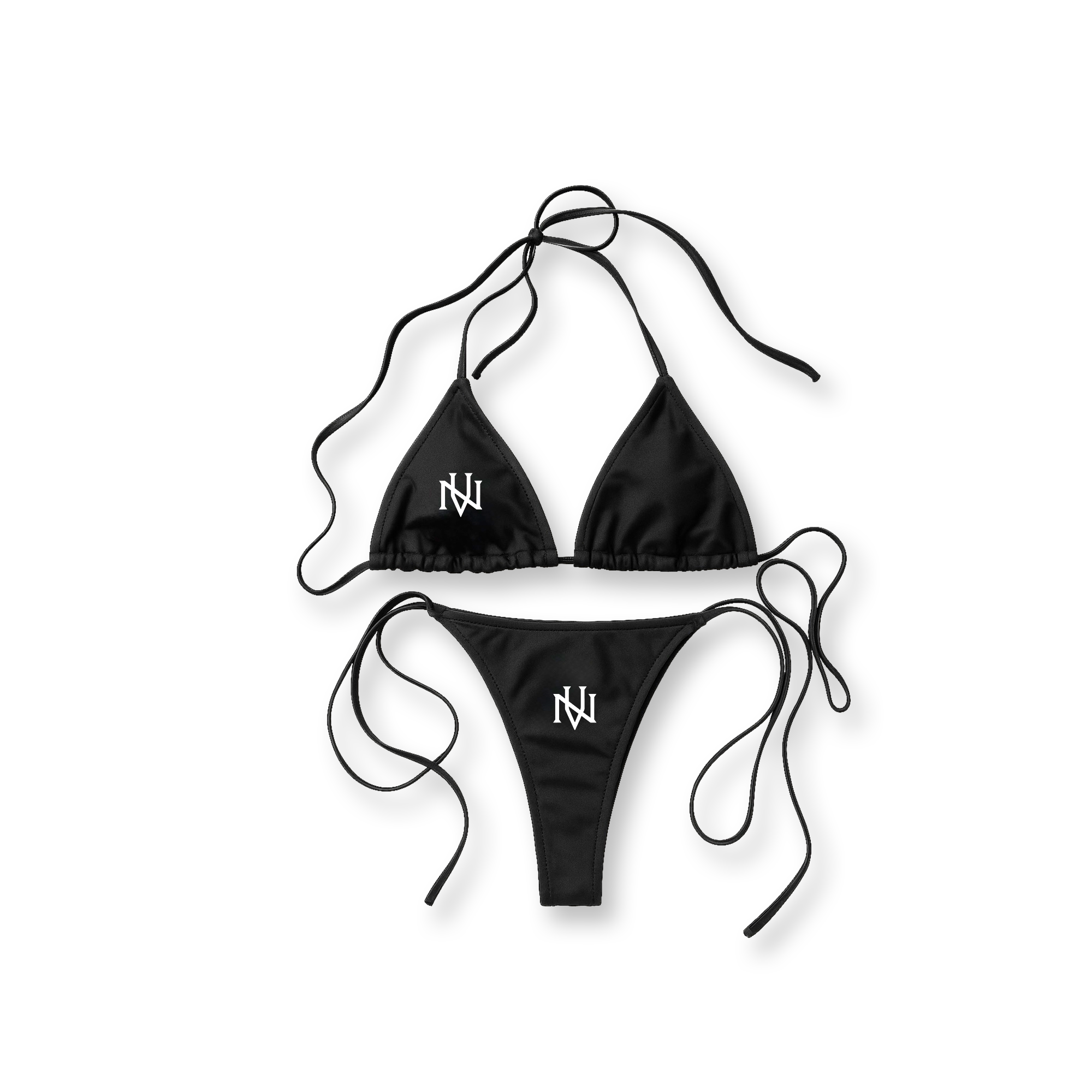 Conjunto de bikini con monograma Novi